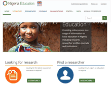 Tablet Screenshot of nigeria-education.org